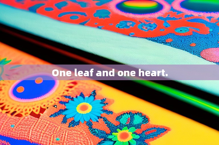 One leaf and one heart.