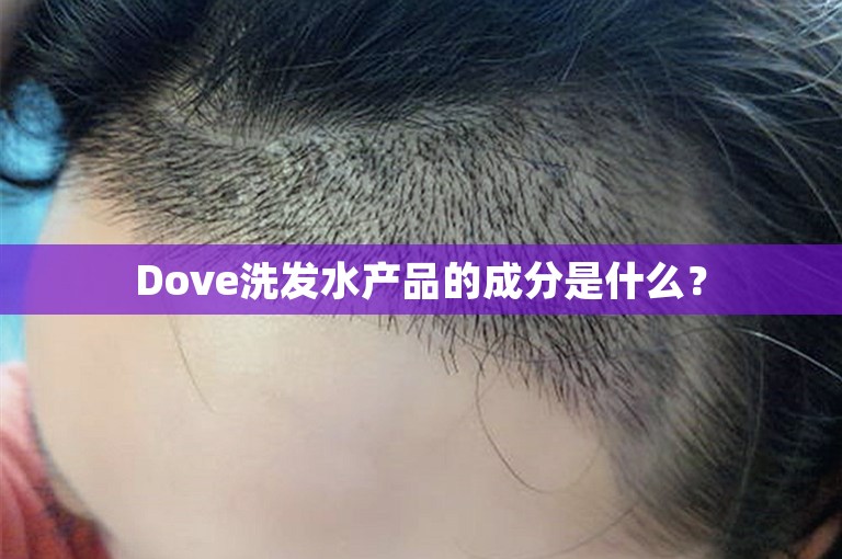 Dove洗发水产品的成分是什么？