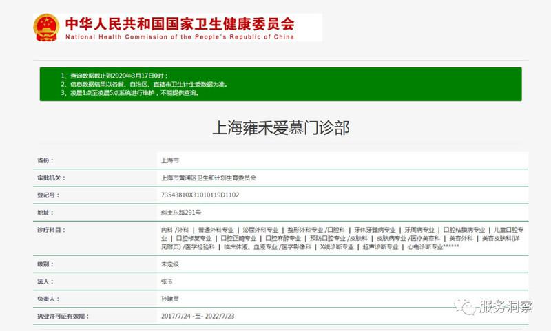 上海市民营植发医疗机构名单汇总