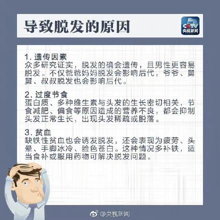 未老先秃？年轻人脱发的四大原因