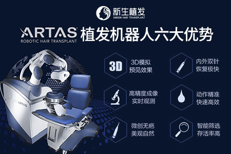 智能ARTAS机器人植发技术与人工植发效果是否有区别